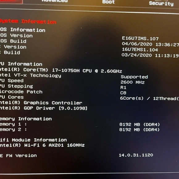 GL65 Leopard Gaming Laptop - i7-10750H RTX 2070 16GB